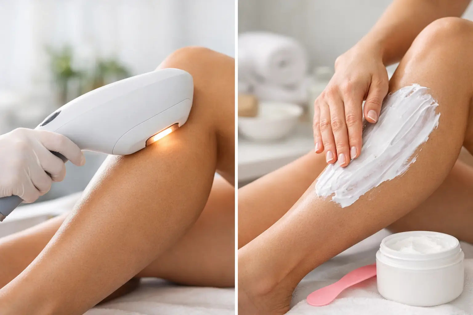 IPL vs Depilatory Cream Results: What Lasts?