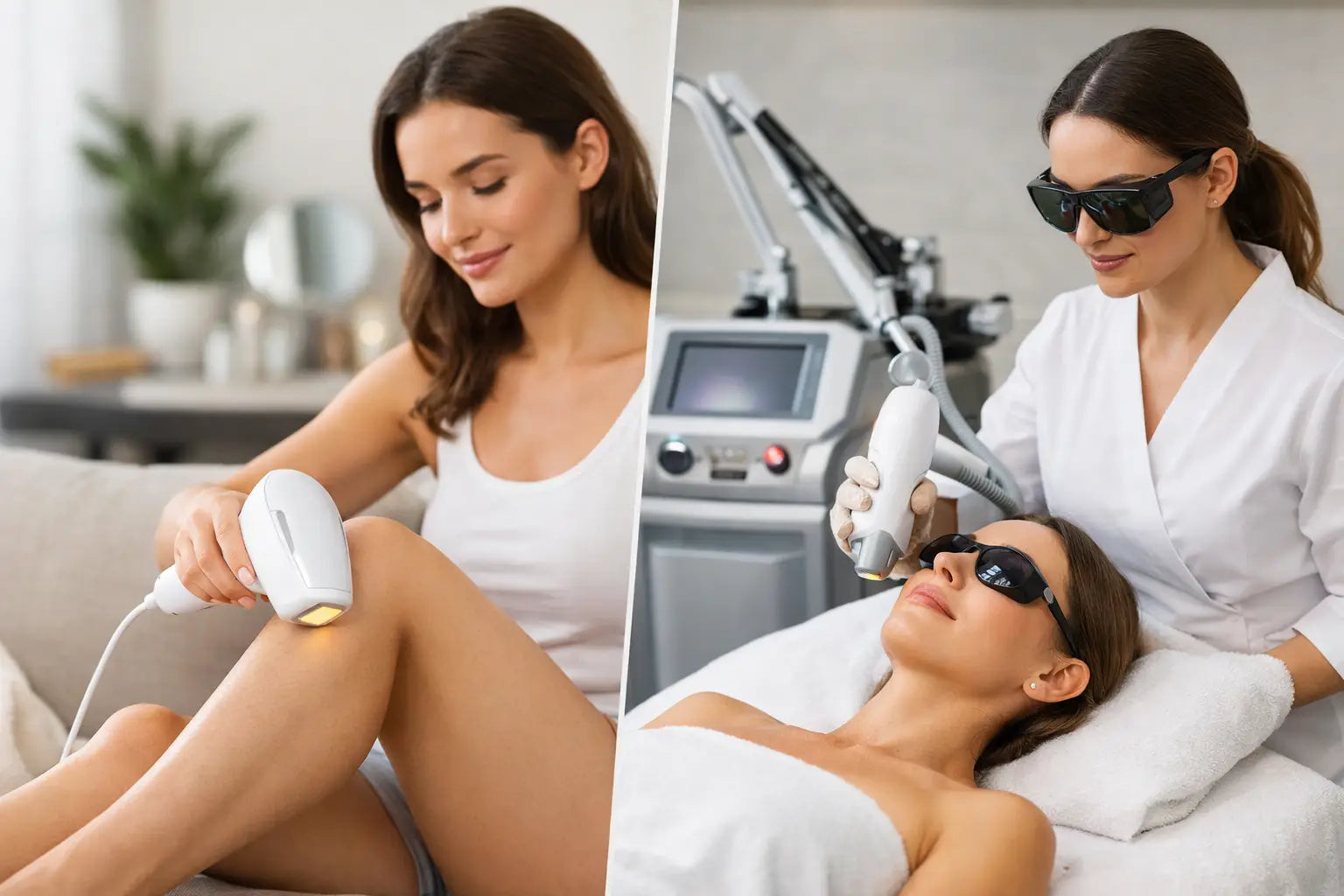 Home Laser Versus Clinic Sessions