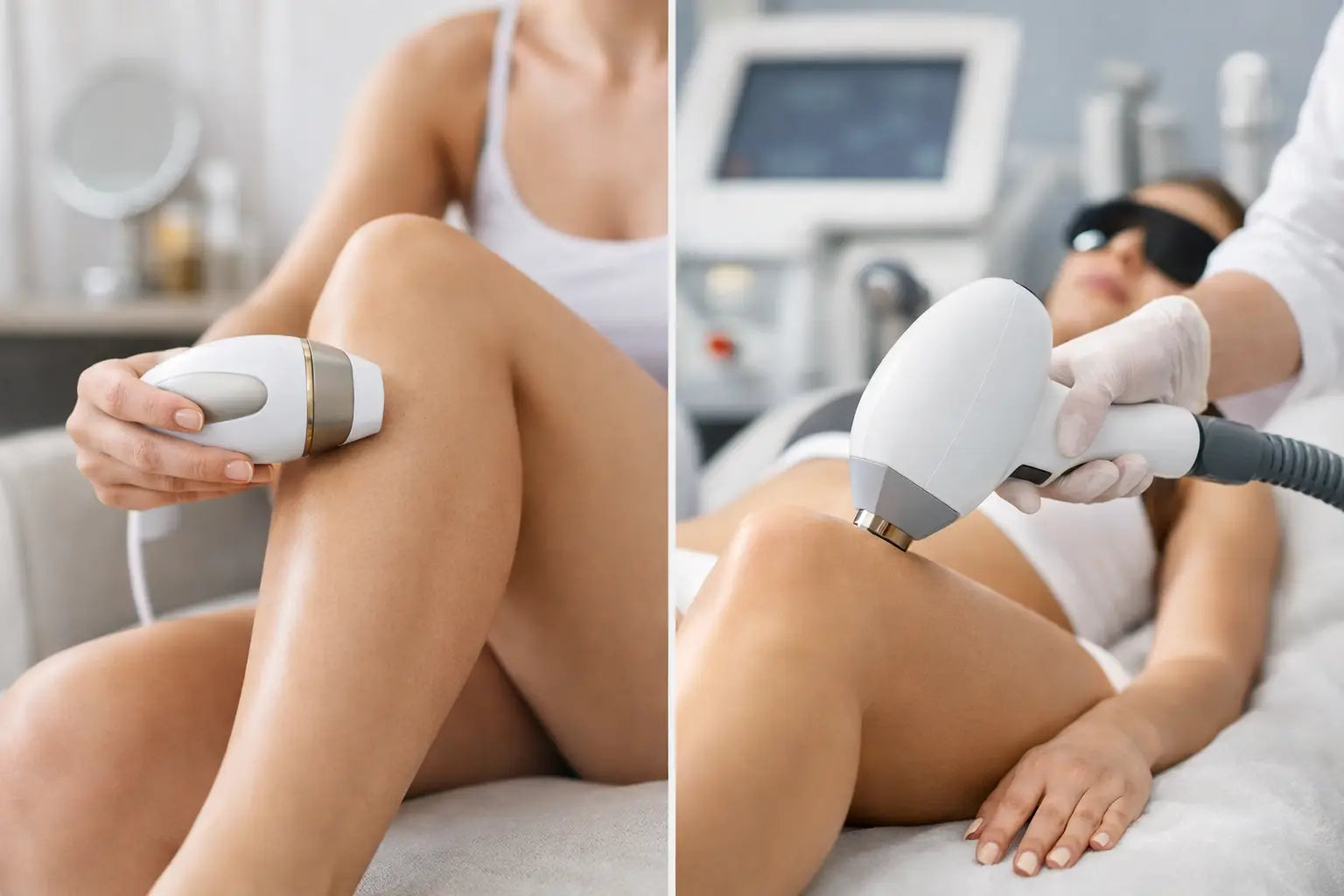 At-Home IPL vs Laser Hair Removal